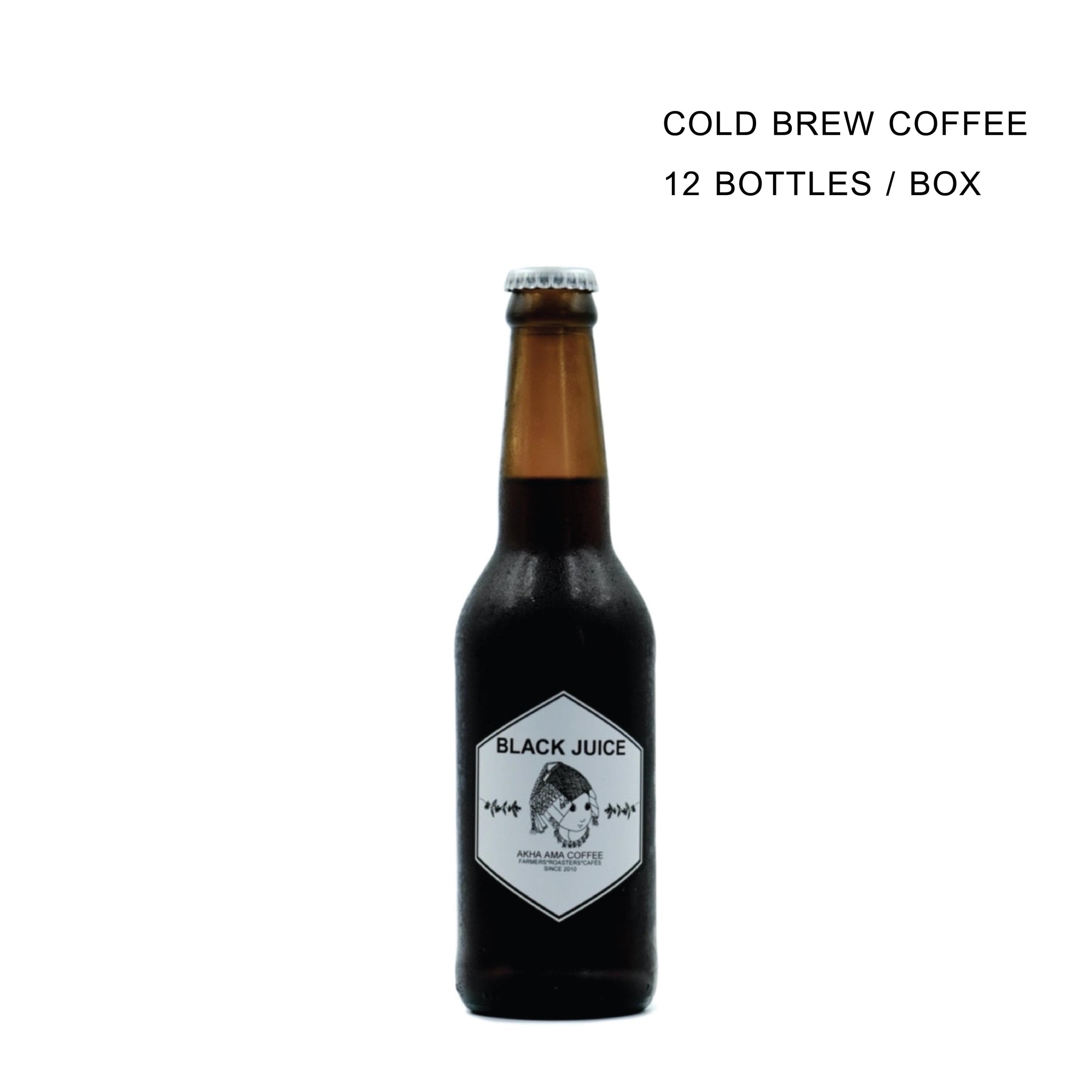 Black Juice (Cold Brew 12 bottles) กาแฟสกัดเย็นชุด 12 ขวด